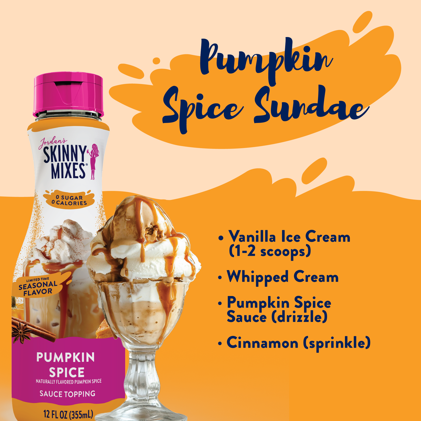 Jordan's Skinny Mixes - Sugar Free Pumpkin Spice Sauce