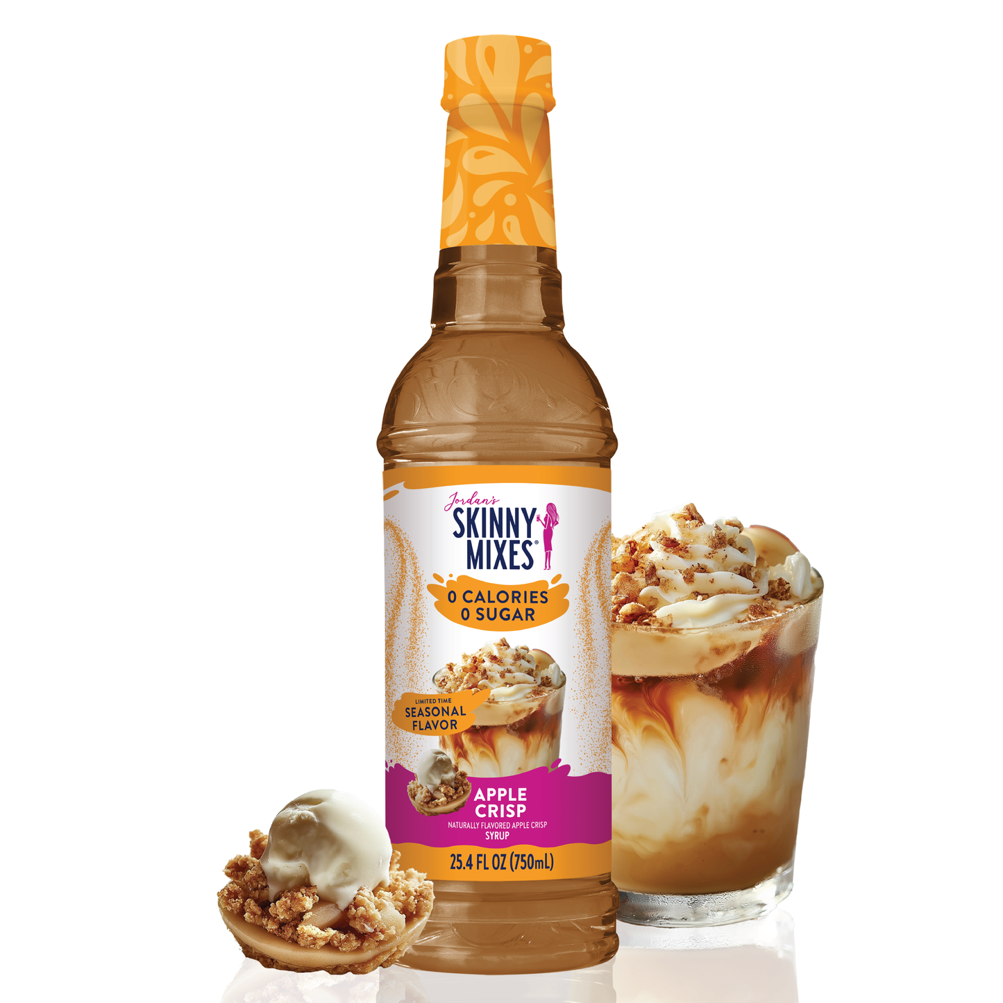 Jordan's Skinny Mixes - Sugar Free Apple Crisp Syrup