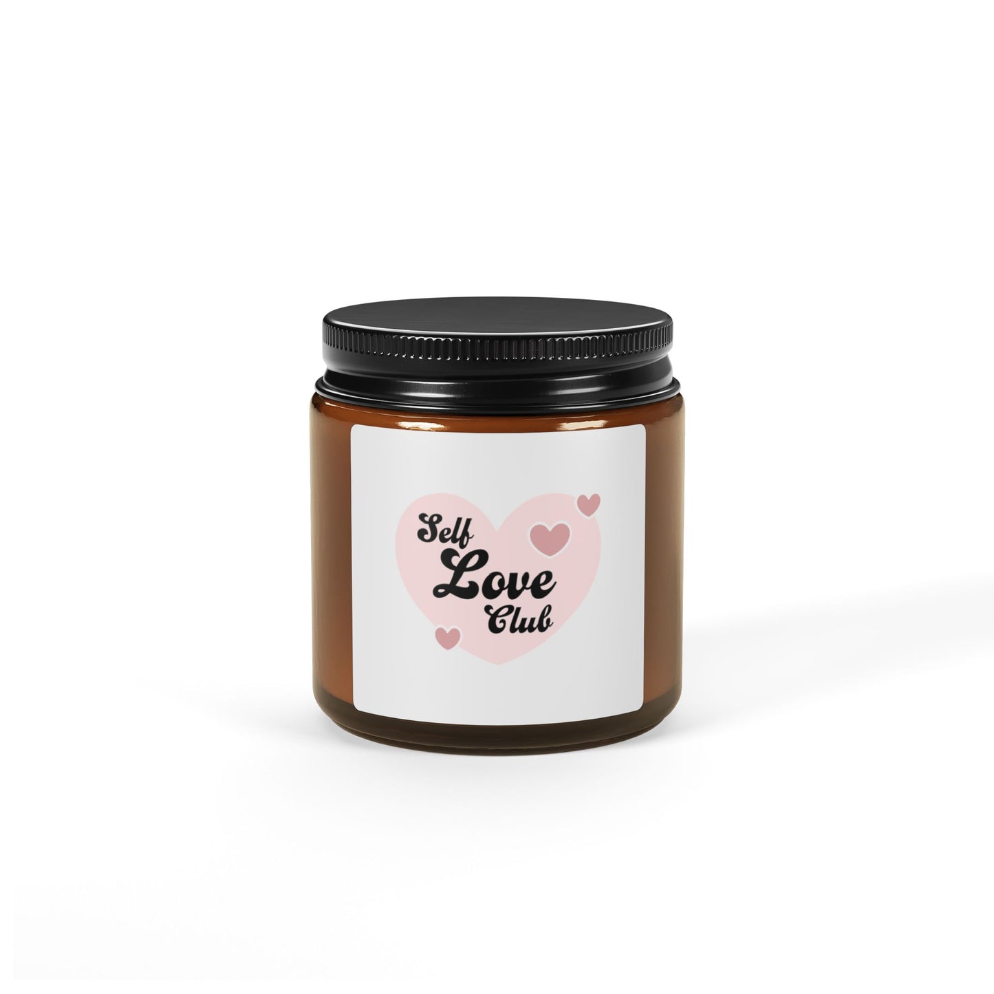 Self Love Club Soy Candle — Amber Jar Scented Candle (Multi-Size)