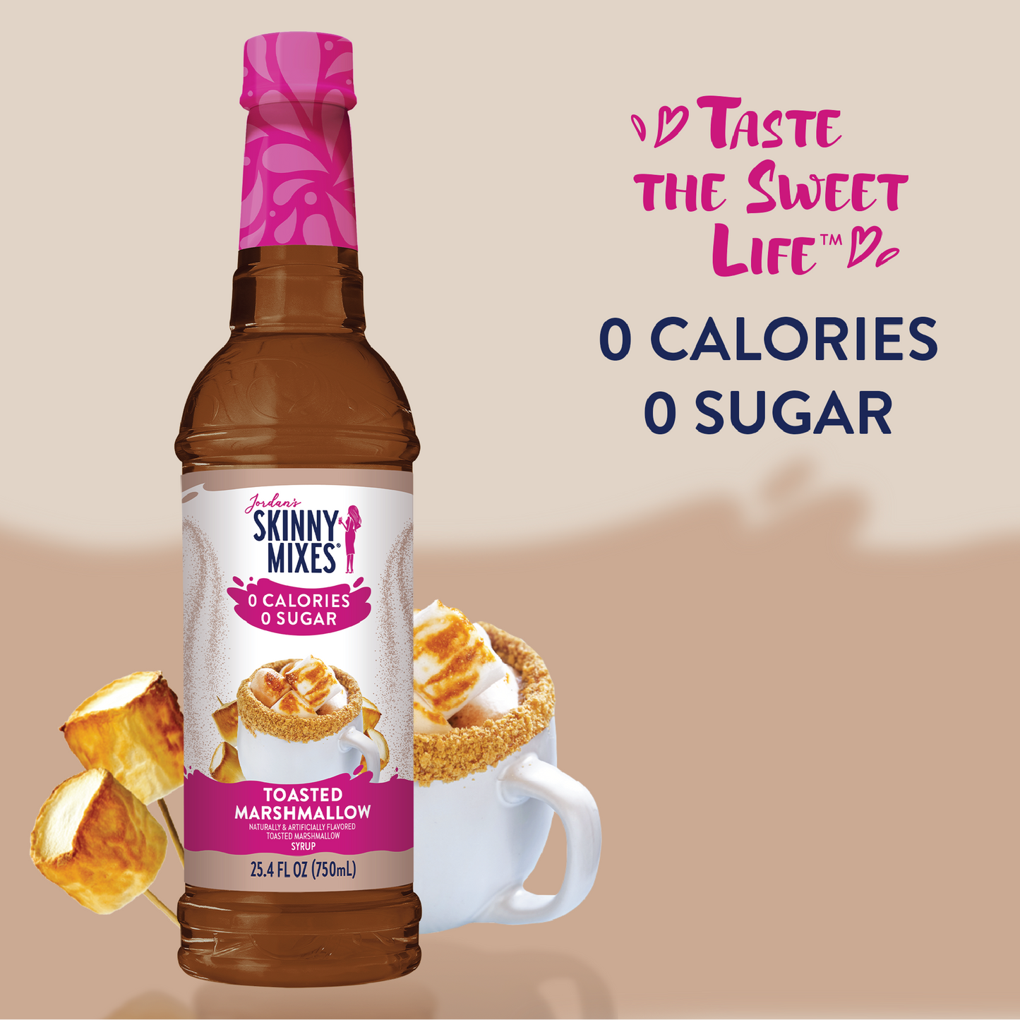 Jordan's Skinny Mixes - Sugar Free Toasted Marshmallow Syrup