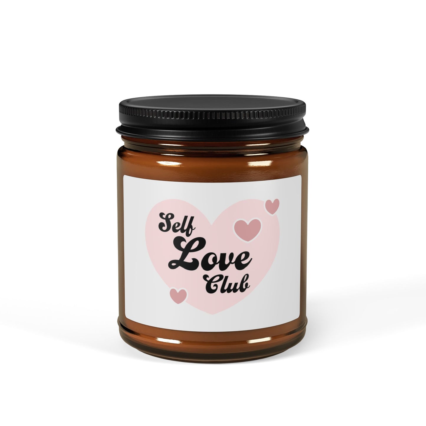 Self Love Club Soy Candle — Amber Jar Scented Candle (Multi-Size)