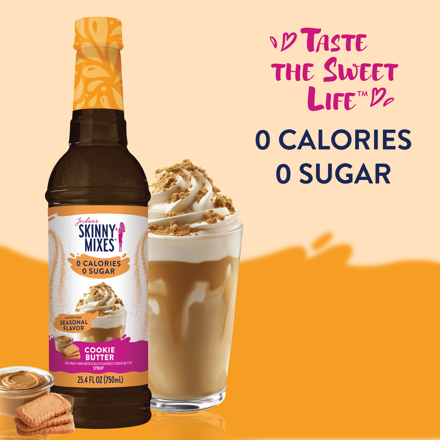 Jordan's Skinny Mixes - Sugar Free Cookie Butter Syrup