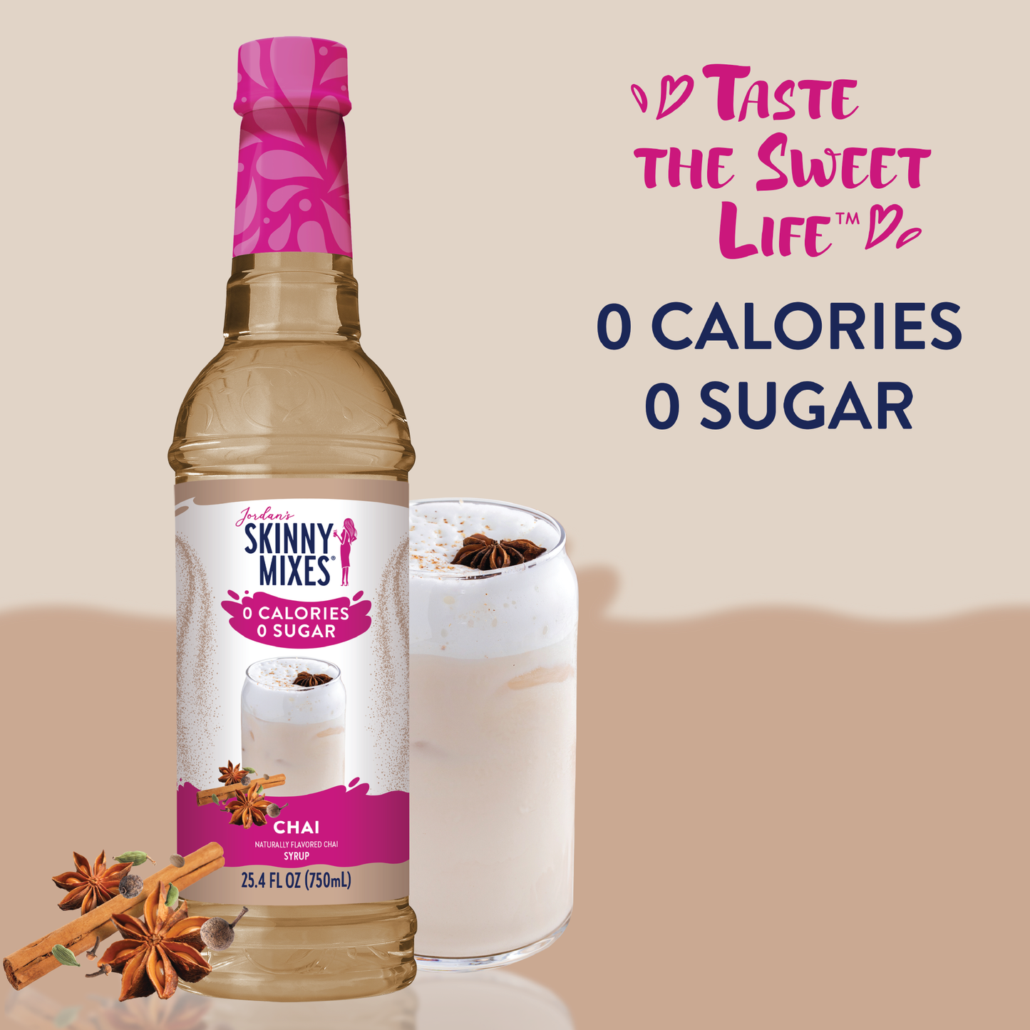 Jordan's Skinny Mixes - Sugar Free Chai Syrup