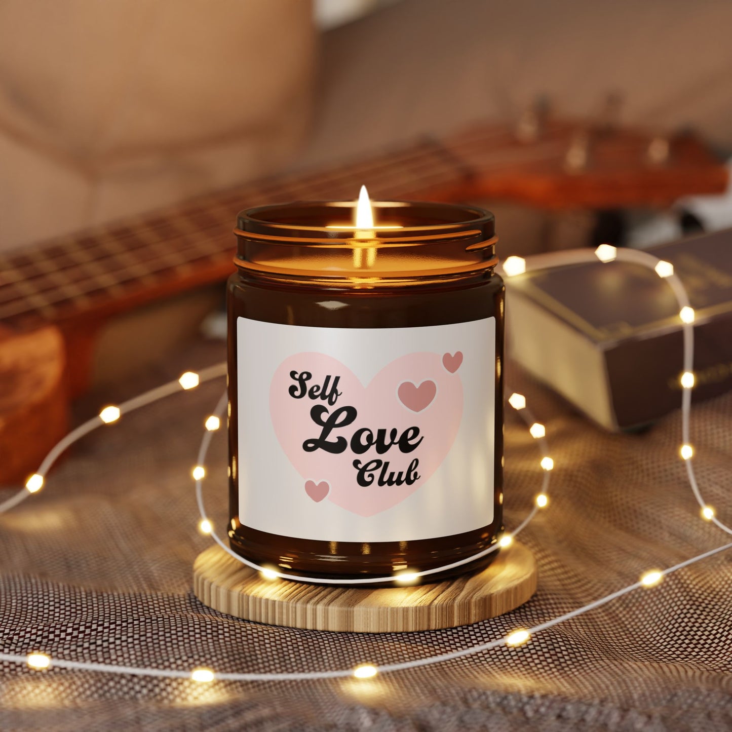 Self Love Club Soy Candle — Amber Jar Scented Candle (Multi-Size)