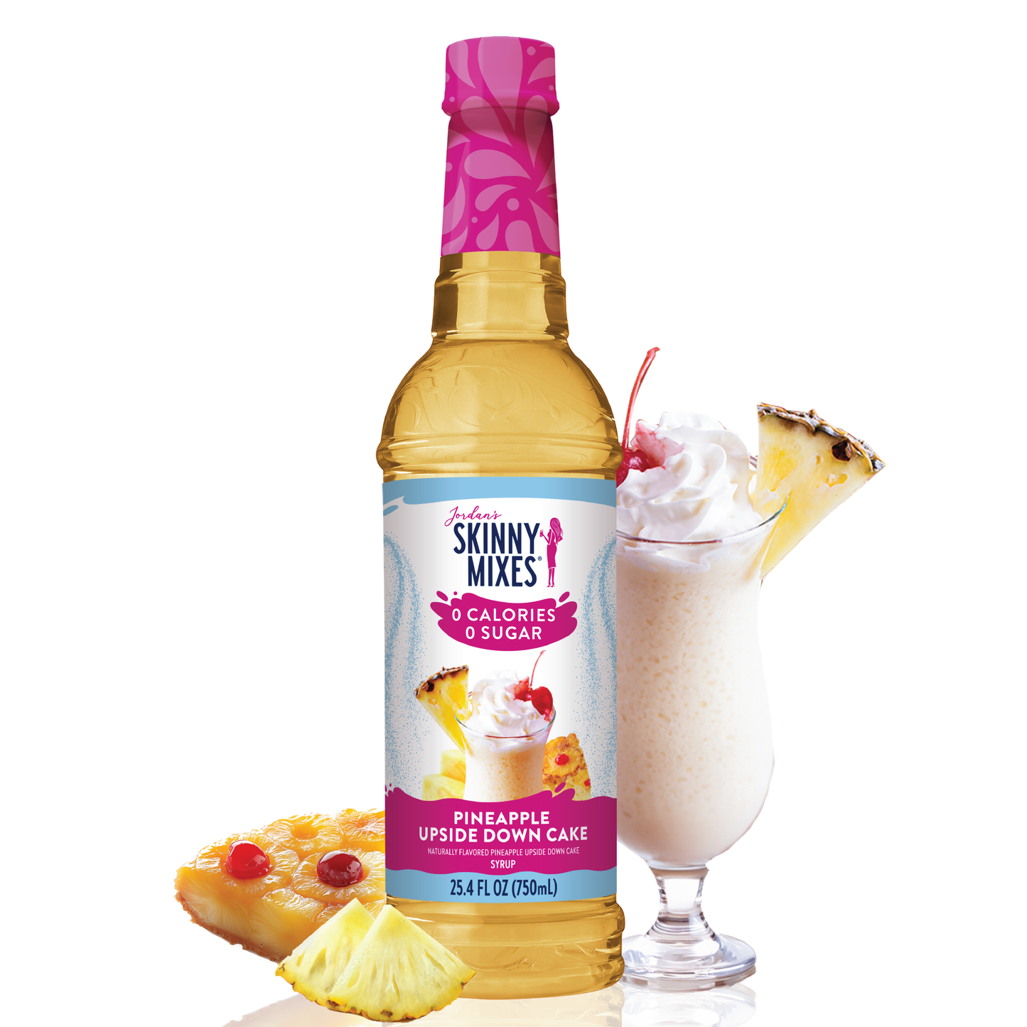 Jordan's Skinny Mixes - Sugar Free Pineapple Upside Down Cake Syrup