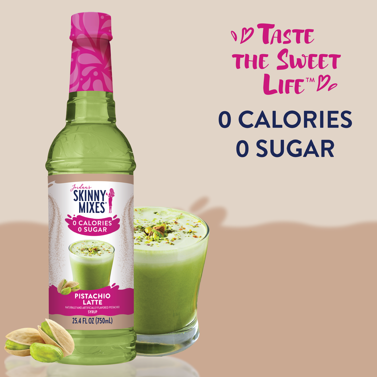 Jordan's Skinny Mixes - Sugar Free Pistachio Syrup