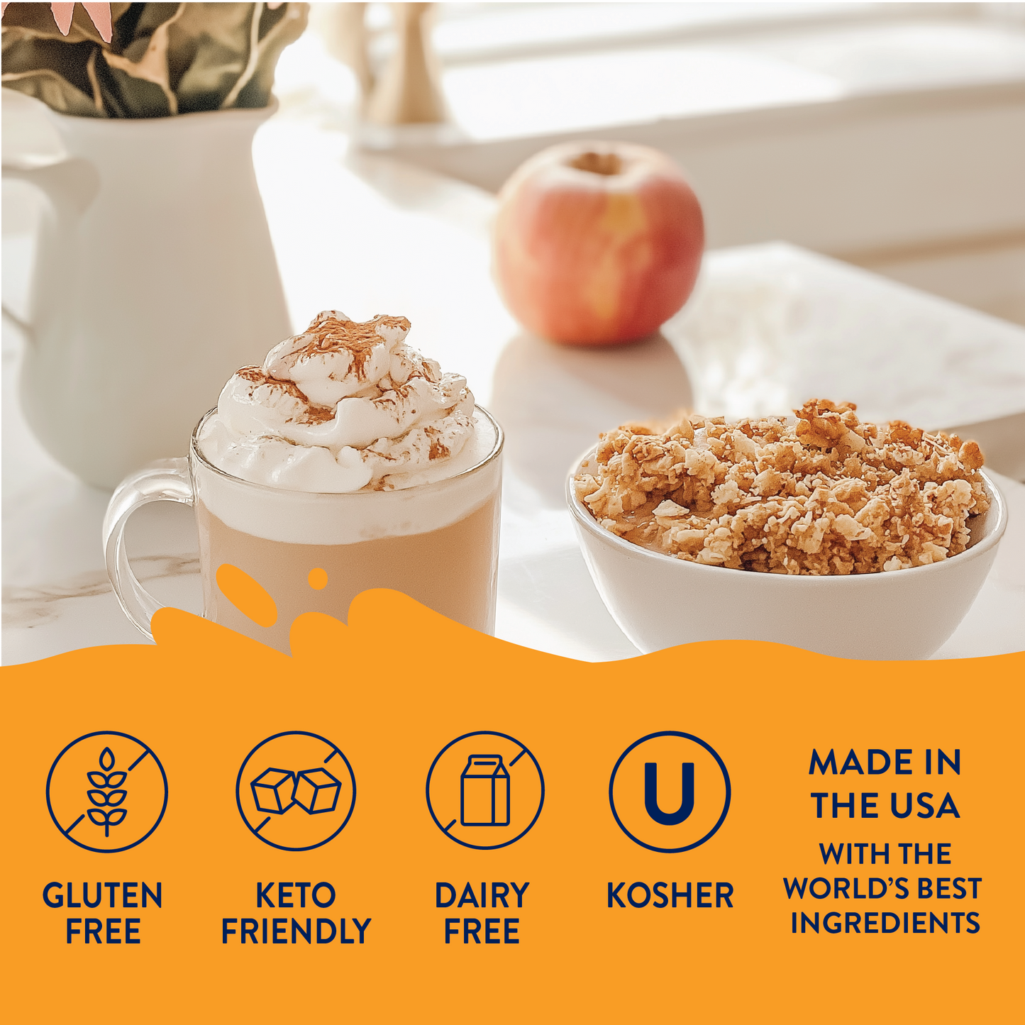 Jordan's Skinny Mixes - Sugar Free Apple Crisp Syrup